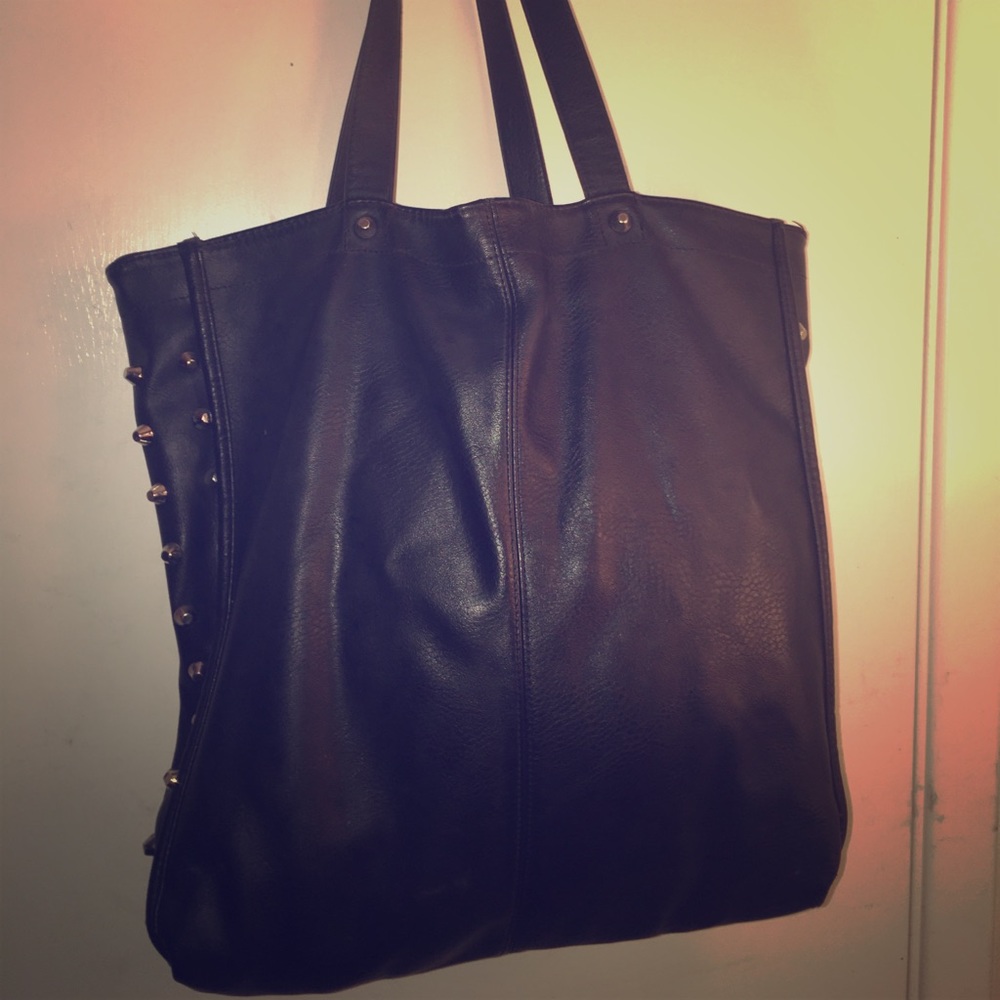 Large, Black Shoulder Purse